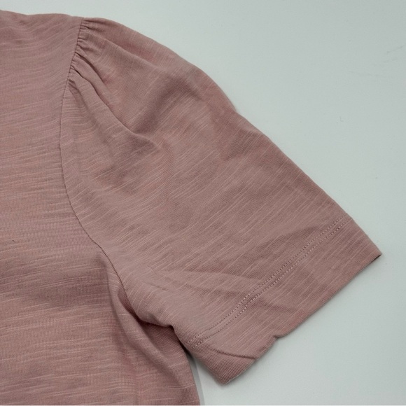 Boden Women’s Dusty Pink Cotton Puff Sleeve T-Shirt Small - Picture 8 of 13